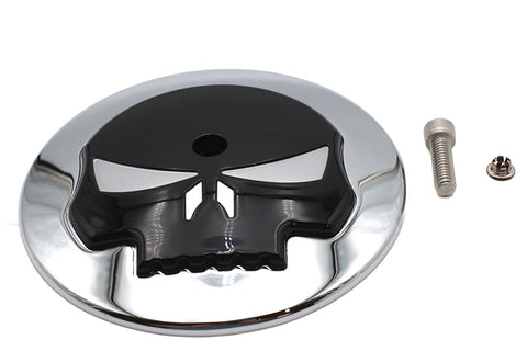 Wyatt Gatling Skull Air Cleaner Cover Insert - V-Twin Mfg.
