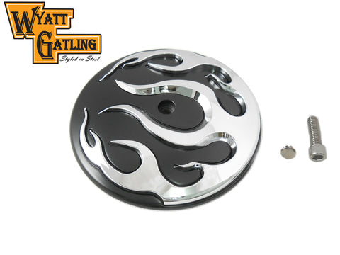 Wyatt Gatling Flame Air Cleaner Cover Insert - V-Twin Mfg.