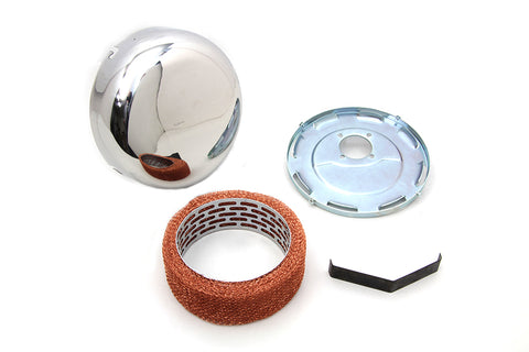 Stainless Steel Smooth J-Slot Air Cleaner - V-Twin Mfg.