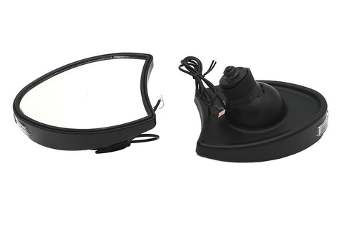 Fairing Mirror Set Black - V-Twin Mfg.