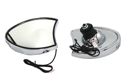 Fairing Mirror Set Chrome - V-Twin Mfg.