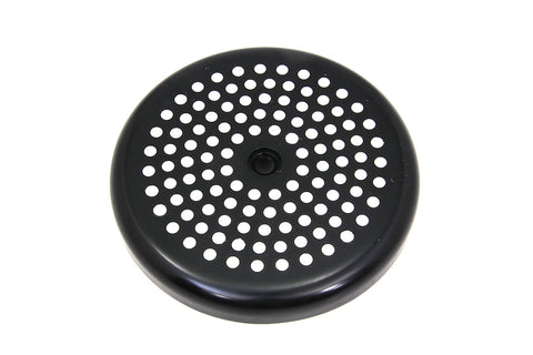 Black Swiss Cheese Air Cleaner Cover - V-Twin Mfg.