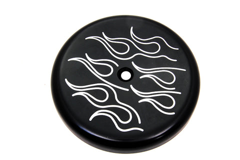 Black Ball Milled Air Cleaner Cover - V-Twin Mfg.