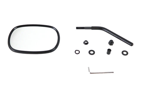 Black Rectangular Mirror - V-Twin Mfg.