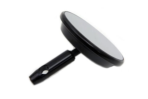 3 inch Black Face Mirror - V-Twin Mfg.