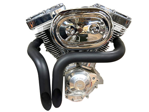 Oval Air Cleaner Assembly Chrome - V-Twin Mfg.