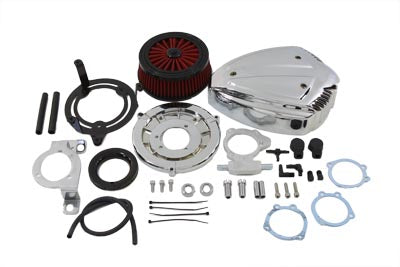 Siren Air Cleaner Assembly Chrome - V-Twin Mfg.