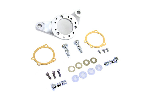 Air Cleaner Bracket Kit Satin Nickel - V-Twin Mfg.
