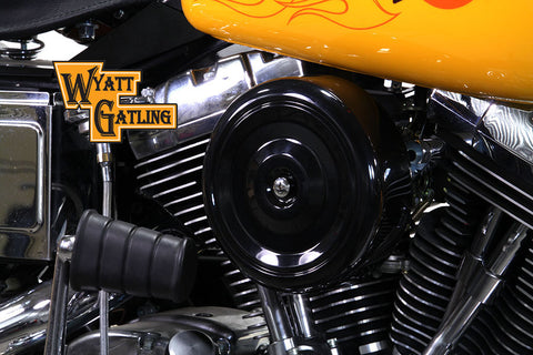 Black Wyatt Gatling Air Cleaner Assembly - V-Twin Mfg.
