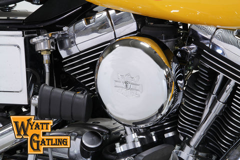 Chrome Wyatt Gatling Air Cleaner Assembly - V-Twin Mfg.