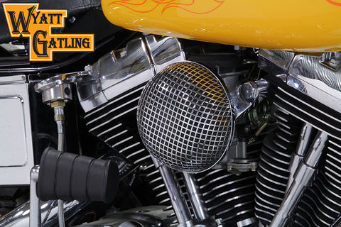Chrome Wyatt Gatling Air Cleaner Assembly - V-Twin Mfg.