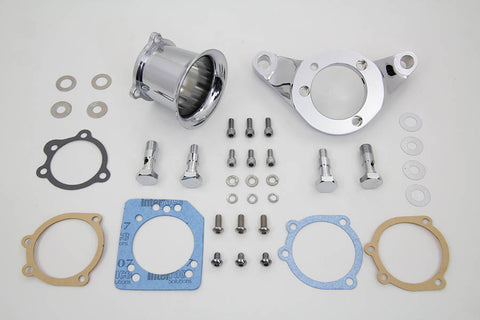 Chrome Wyatt Gatling Velocity Stack Assembly - V-Twin Mfg.