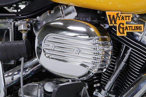 Chrome Wyatt Gatling Air Cleaner Assembly - V-Twin Mfg.