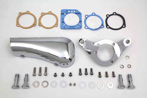 Chrome Wyatt Gatling Breather Snoot Assembly - V-Twin Mfg.
