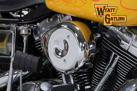 Chrome Wyatt Gatling Air Cleaner Assembly - V-Twin Mfg.