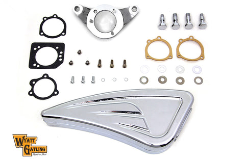 Chrome Wyatt Gatling Air Cleaner Assembly - V-Twin Mfg.