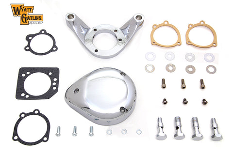 Chrome Wyatt Gatling Air Cleaner Assembly - V-Twin Mfg.