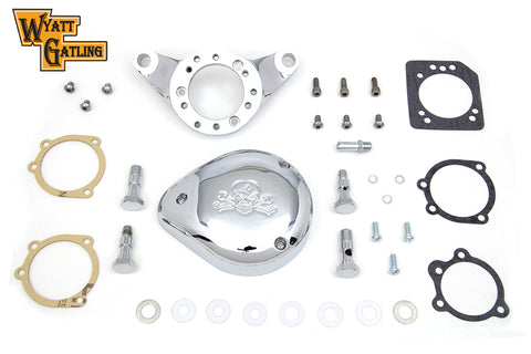 Chrome Wyatt Gatling Air Cleaner Assembly - V-Twin Mfg.