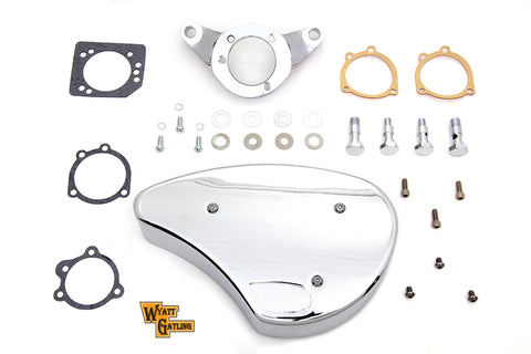 Chrome Wyatt Gatling Air Cleaner Assembly - V-Twin Mfg.