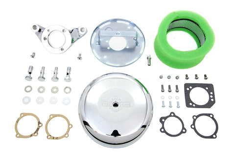 Chrome Wyatt Gatling Air Cleaner Assembly - V-Twin Mfg.