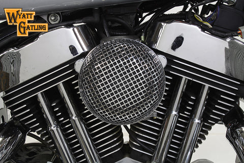 Chrome Wyatt Gatling Air Cleaner Assembly - V-Twin Mfg.