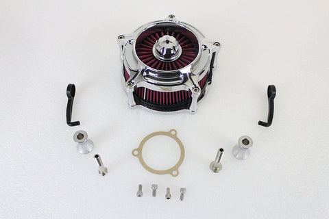 Chrome Exposed Filter Air Cleaner Kit - V-Twin Mfg.