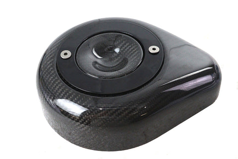 Teardrop Air Cleaner Cover Carbon Fiber - V-Twin Mfg.