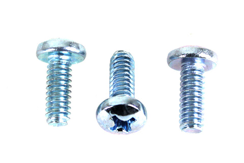 Panhead Phillips Screw Set Zinc Plated - V-Twin Mfg.