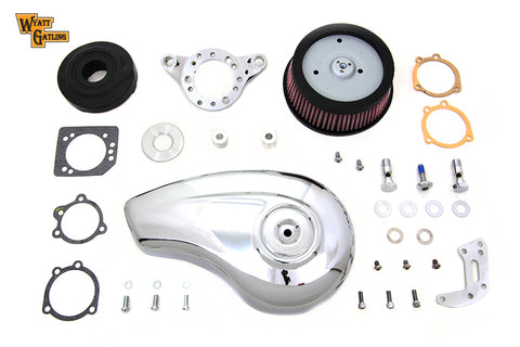 Chrome Wyatt Gatling Air Cleaner Assembly - V-Twin Mfg.