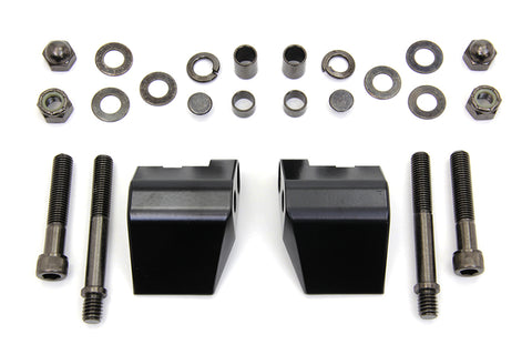 Black Mirror Mount Block - V-Twin Mfg.