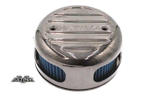 Ultima Free Flow Milled Air Cleaner Kit Polished - V-Twin Mfg.