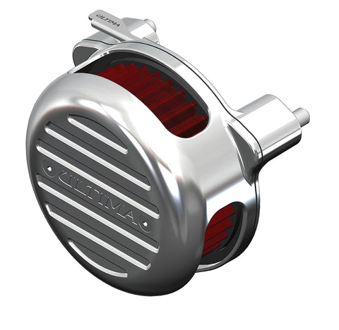 Ultima Free Flow Milled Air Cleaner Kit Chrome - V-Twin Mfg.