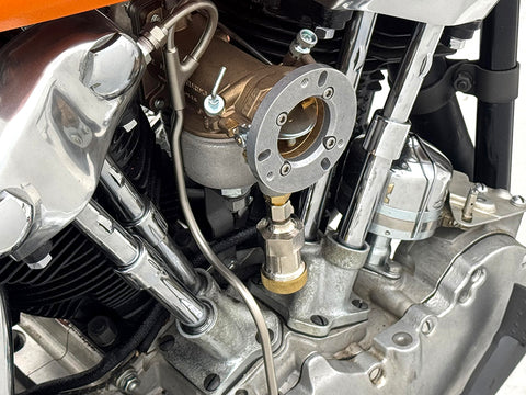 Bendix to Linkert Air Cleaner Carburetor Adapter Plate - V-Twin Mfg.