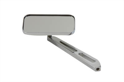 Rectangular Mirror Chrome with Billet Stem - V-Twin Mfg.