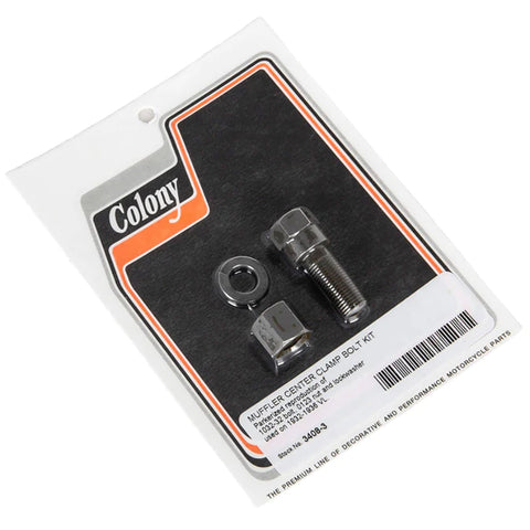 Muffler Center Clamp Bolt Kit Parkerized - V-Twin Mfg.