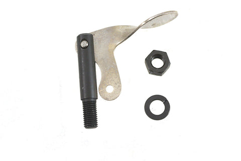 Grey Nickel Choke Lever - V-Twin Mfg.