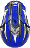 AFX FX-17Y Helmet - Butterfly - Matte Blue - Medium 0111-1388
