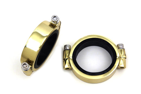 Brass Intake Manifold Clamp Set - V-Twin Mfg.