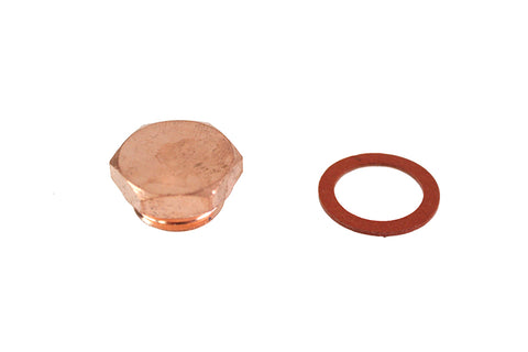 Copper Linkert Carburetor Float Bowl Cap - V-Twin Mfg.