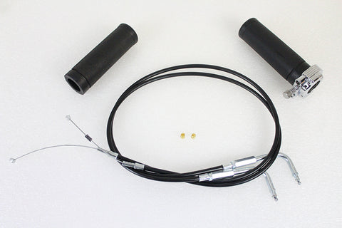 Twist Grip Kit with Cables - V-Twin Mfg.