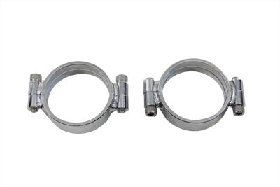 Chrome Intake Manifold Clamp Set - V-Twin Mfg.