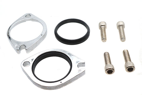 Intake Manifold Flange Kit Chrome - V-Twin Mfg.
