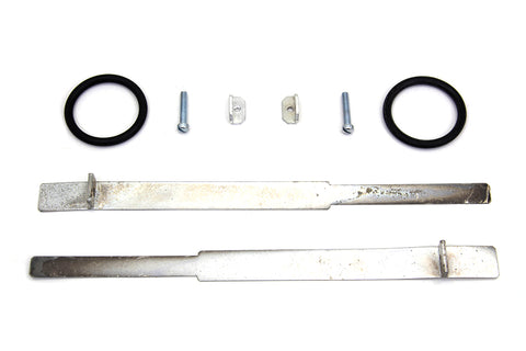 Replica Cadmium Intake Manifold Clamp Set - V-Twin Mfg.