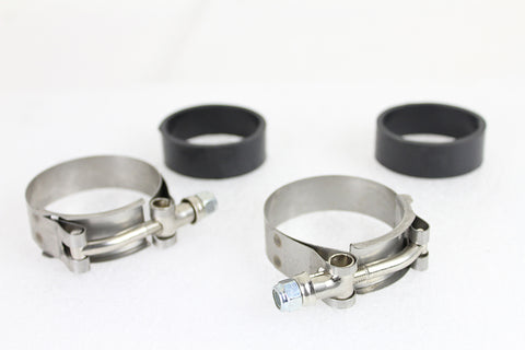 Power Intake Manifold Clamp Kit with Flat Seals - V-Twin Mfg.