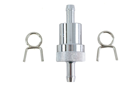 Alloy Fuel Filter Chrome - V-Twin Mfg.