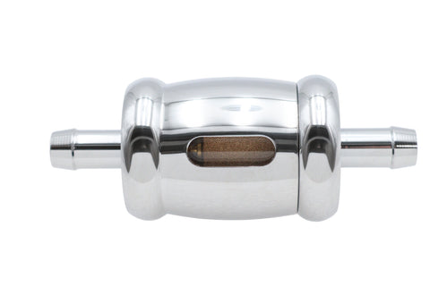 Billet Fuel Filter Chrome - V-Twin Mfg.