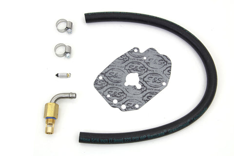Retrofit Fuel Line Kit Black for S&S  inchE inch and OKO Car - V-Twin Mfg.