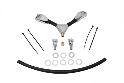 Billet  inchY inch Breather Kit - V-Twin Mfg.