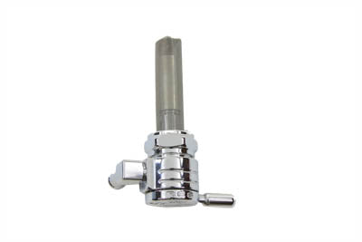 Chrome Sifton Ball Petcock with Backward Outlet and Nut - V-Twin Mfg.