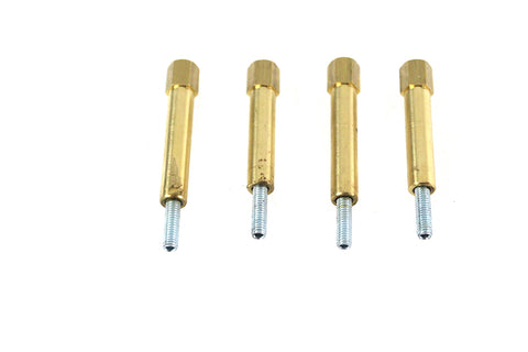 Carburetor Float Bowl Speed Screw Set Brass - V-Twin Mfg.
